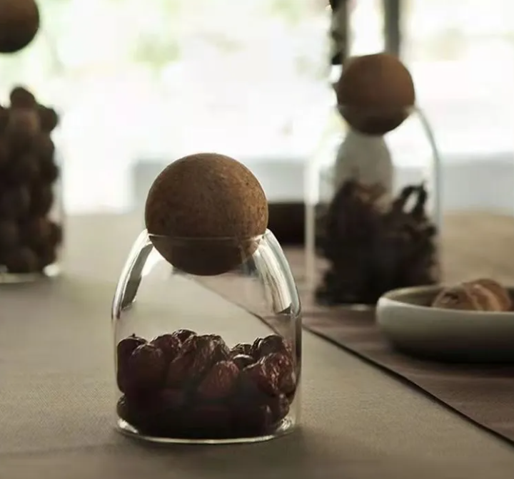 Ball Cork Glass Jar