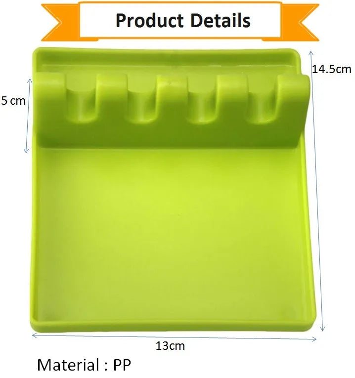 Silicone Spoon Rest and Mat for Kitchen Utensils