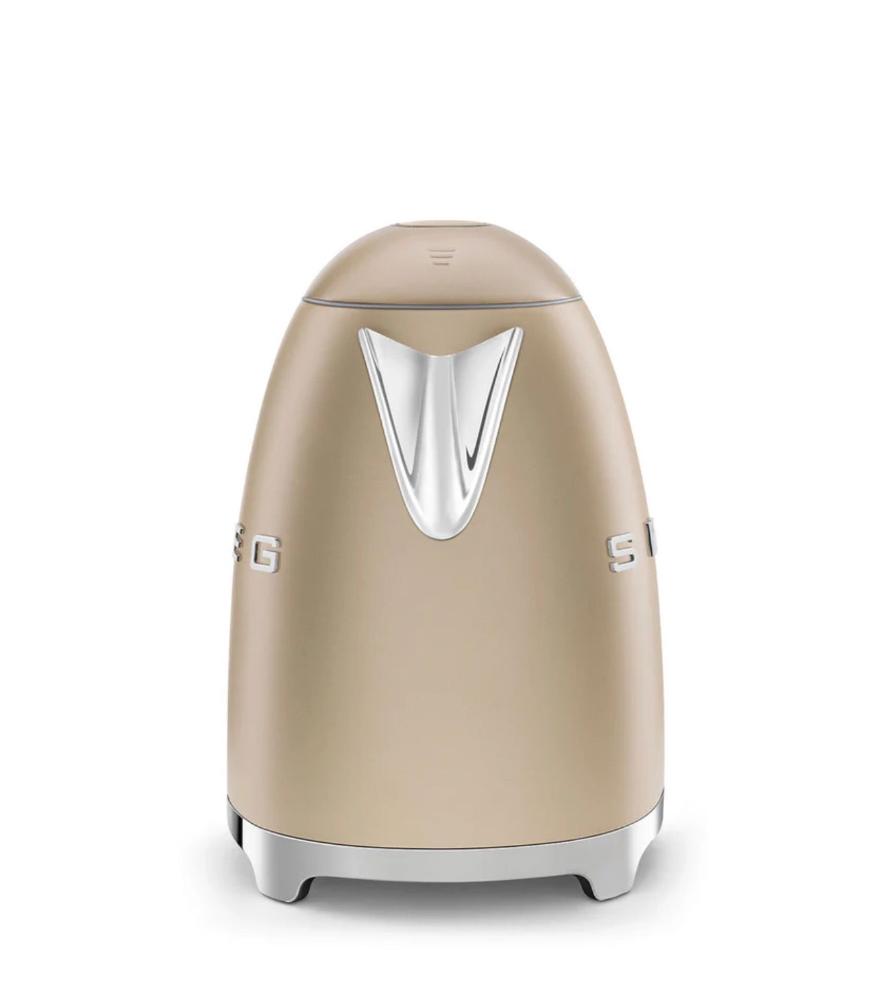 SMEG 50s Retro Style Electric Water Kettle with Automatic Shutoff Removable Base and Water Indicator KLF03CHMUS Matte Campagne