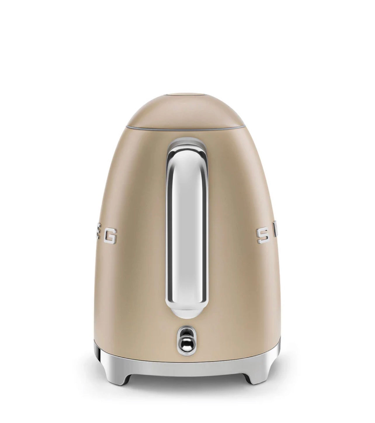 SMEG 50s Retro Style Electric Water Kettle with Automatic Shutoff Removable Base and Water Indicator KLF03CHMUS Matte Campagne