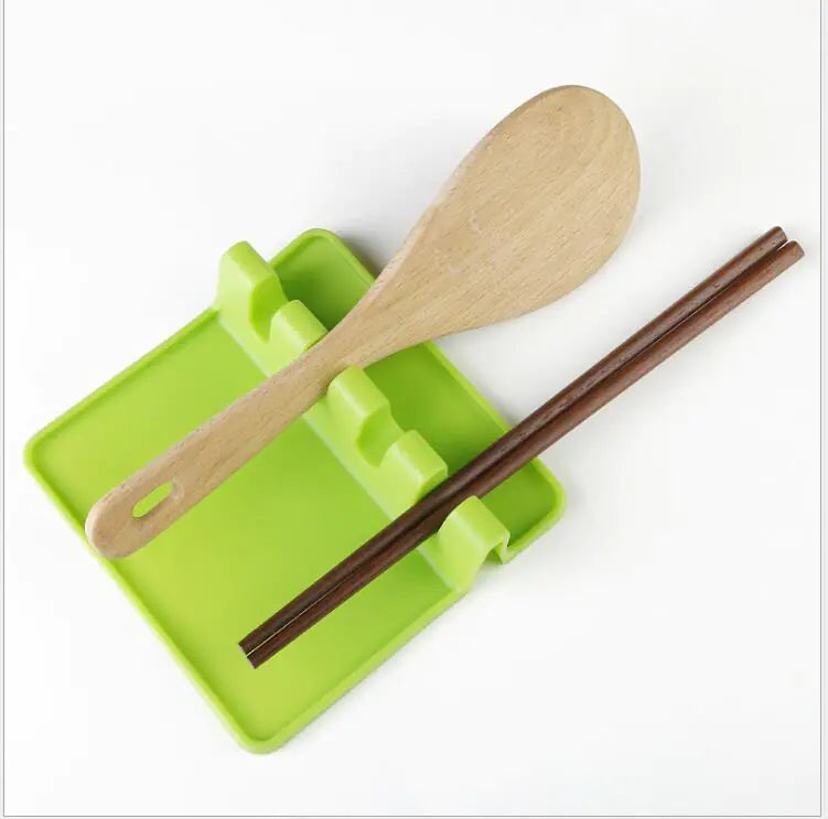 Silicone Spoon Rest and Mat for Kitchen Utensils