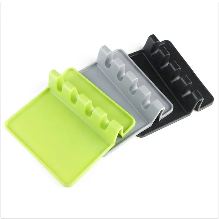 Silicone Spoon Rest and Mat for Kitchen Utensils