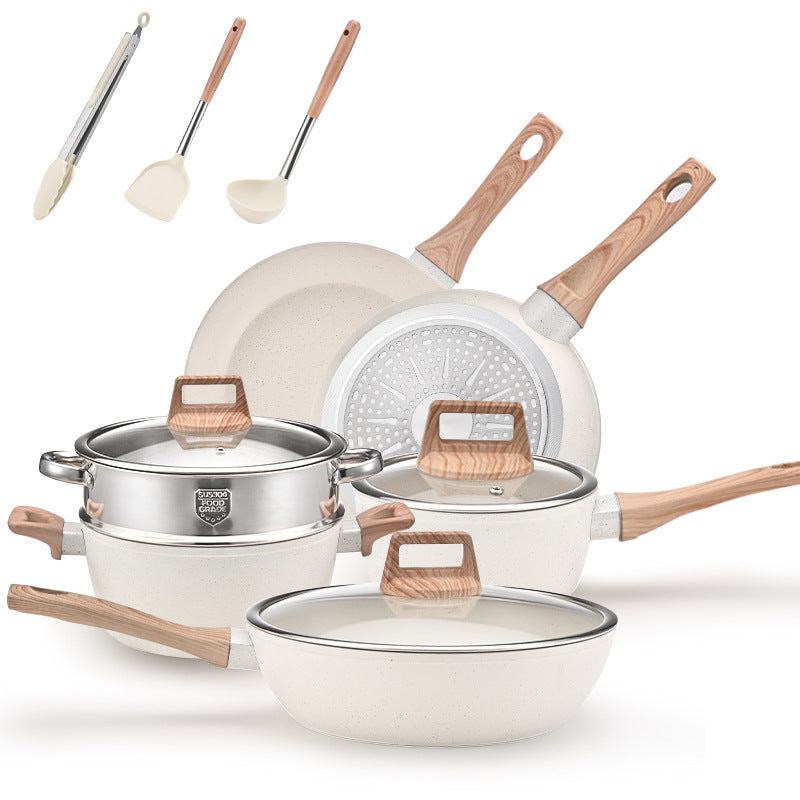 21-Piece Granite Non-Stick Cookware Set