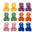 12 Pcs Complete Cover Easy Tab Opener New and Improved Beverage Barricade 2.0. Colorful Drink Can Protector Cap for Soda, Beer, Coke Shields from Bugs, Bees, Dust at the Party, BBQ, Beach