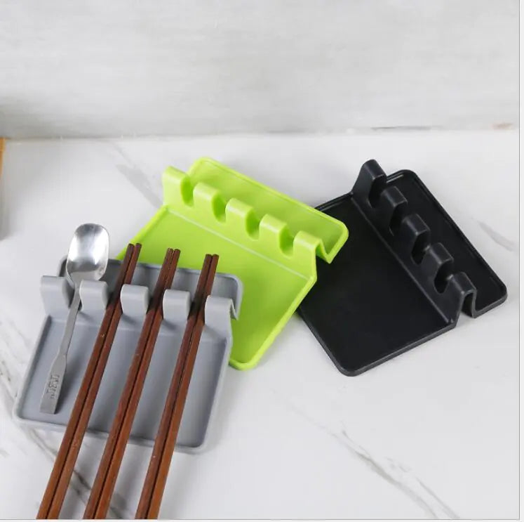 Silicone Spoon Rest and Mat for Kitchen Utensils
